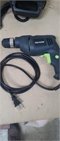 3/8" Variable Speed Corded Drill. New.