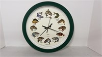 Analog fish clock