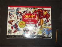 19" x 14" Giant Marvel Activity Pad & Stickers