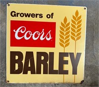 Vintage Coors Barley Sign