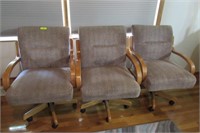 Oak Upholstered Dining Room Chairs