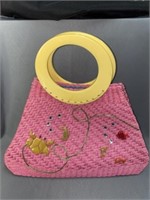 Andrea Stuart Woven Decorative Handbag