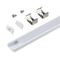 White Tape Light Channel  LED Mount (5-Pack)