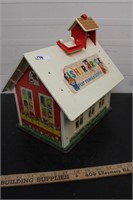 Vintage Fisher Price School House Toy