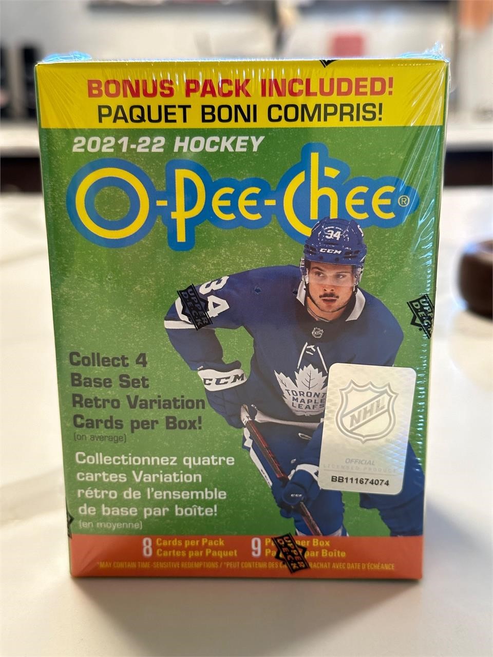 2021-22 O-Pee-Chee Hockey Cards Sealed Box