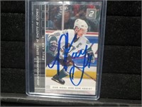 AUTOGRAPHED PAUL KARIYA HOCKEY CARD