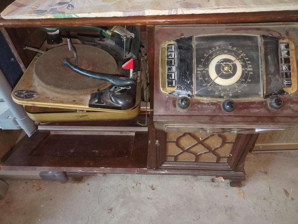 Vintage Mid Century Zenith Cobra Console Stereo