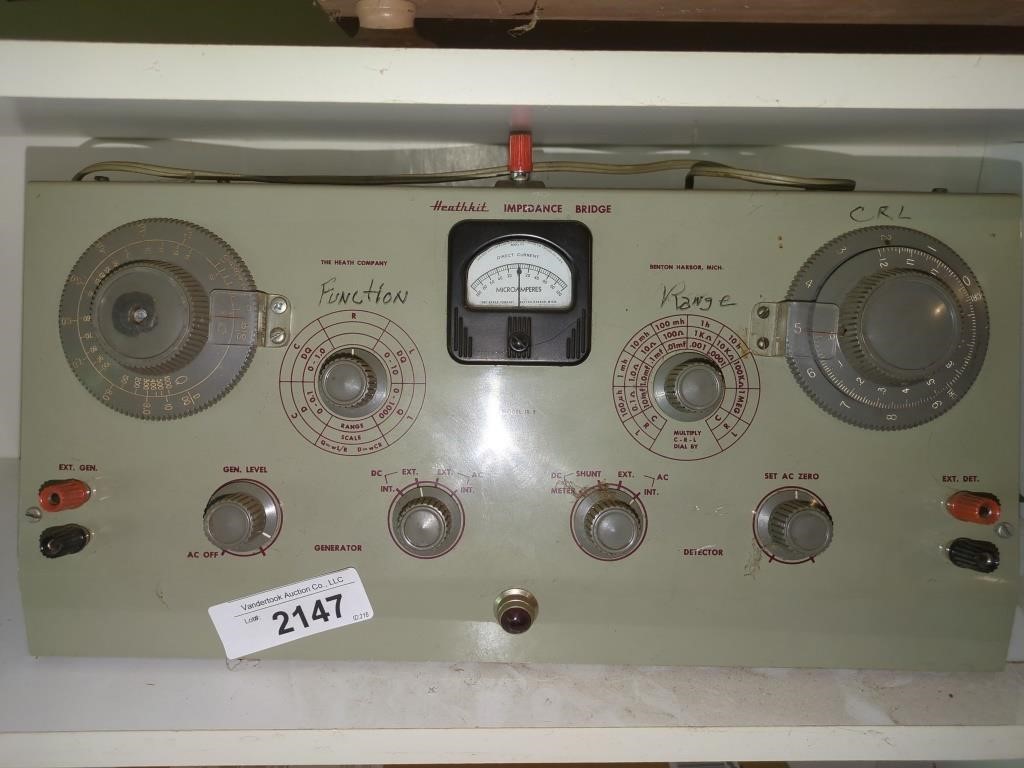 Heathkit Impedance Bridge Model 1B-2- Generator