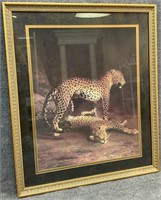 Gold Framed Cheetah Print