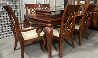 11 - FORMAL DINING TABLE W/6 CHAIRS