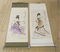 Asian Painted Lady Scrolls.