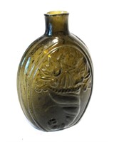 Early Cornucopia flask, half pint,