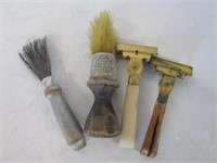 Vintage shaving items