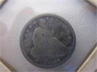 1838 Liberty Seated dime