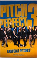 Signed Pitch Perfect 3 Poster Kendrink