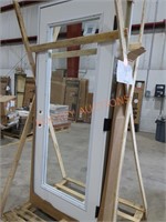 MMI 34"x82" Framed Full Lite Fiberglass Door
