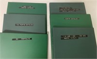 6 Binders of John Deere Repro Parts Catalogs