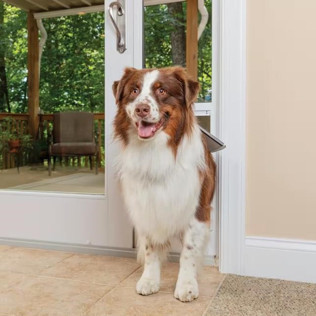 PetSafe Sliding Glass Pet Door, Large White