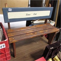 DOLLS TIME-OUT BENCH  23" LONG