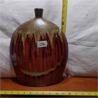 LARGE VASE  APROX 15" TALL  NO CHIPS