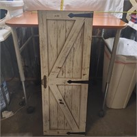 LARGE WOODEN DECORATIVE DOOR APROX 4 FT TALL