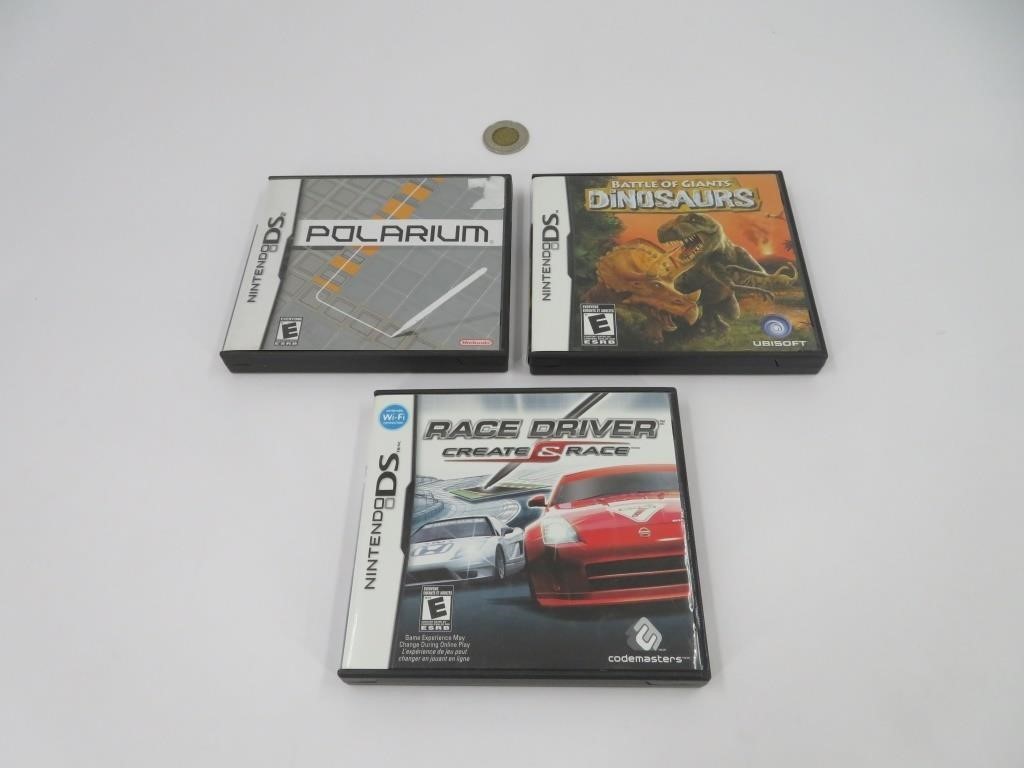 3 jeux pour Nintendo DS