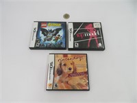 3 jeux pour Nintendo DS