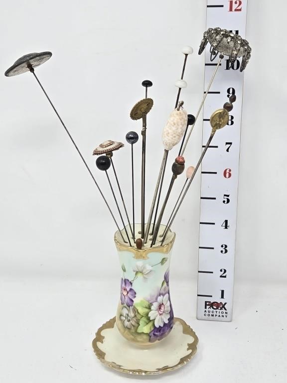 Hatpins & Hatpin Holder