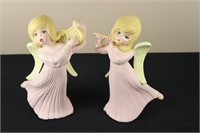 Pair of Musical Angels (12" Tall)