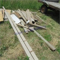 pile misc. scrap lumber