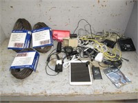 IPAD & MISC ELECTRONIC CABLES/CHARGERS/ETC