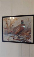 Framed pheasant puzzle 21x17