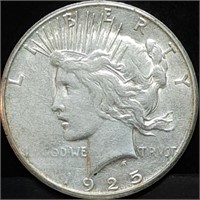 1925-S Peace Silver Dollar
