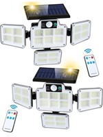 New, Solar Motion Sensor Lights - 216 LEDs, 4
