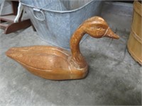 Wooden goose, 20" long