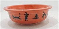 Fiesta Post 86 Halloween bowl, 8 1/4"