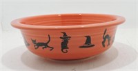 Fiesta Post 86 Halloween bowl, 8 1/4"