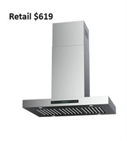 IKTCH Island Range Hood Upgrated 36"