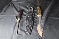 Knife & Sheath & Curling iron
