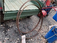 2 - Steel Wheel Hoops (42")