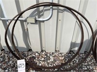 2 - Steel Wheel Hoops (40")