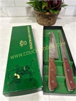 vintage maxam corporation, knife set