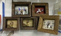 Lead Figurines In Shadow Boxes Declaration Of