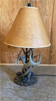 Synthetic Antler Style Table Lamp