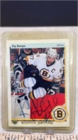 Signed 1995 Upper Deck Ray Bourque Card. Unknown