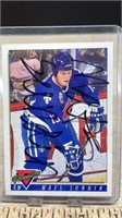 Signed TOPS 1992-93 Mats Sundin Card. Unknown