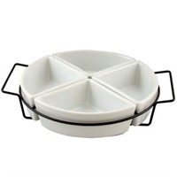 Gibson Overseas Gracious Dining 4 Section Tidbit D