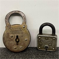 Two Vintage Locks - MasterLock & Six Lever Sargent