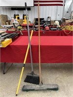 Push broom, broom, extra handle