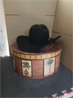 Lone Star Cowboy Hat Size 8 with Hat Box nice cond